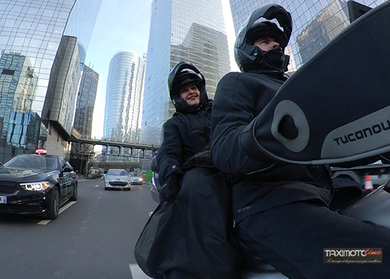 transfert La-défense TaxiMoto