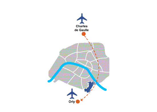 transfert Orly-CharlesGaullie TaxiMoto