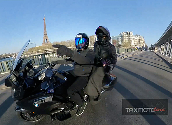 transport TaxiMoto balade a Paris